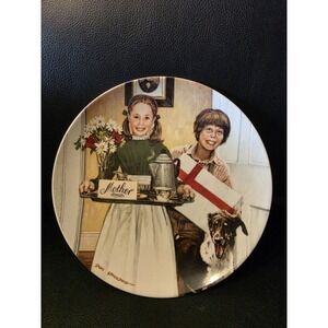 Vintage Mother's Day by Don Spaulding Limited Edition Knowles Decor Plate 8.5"